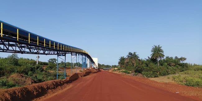 Băng tải tại Guinea