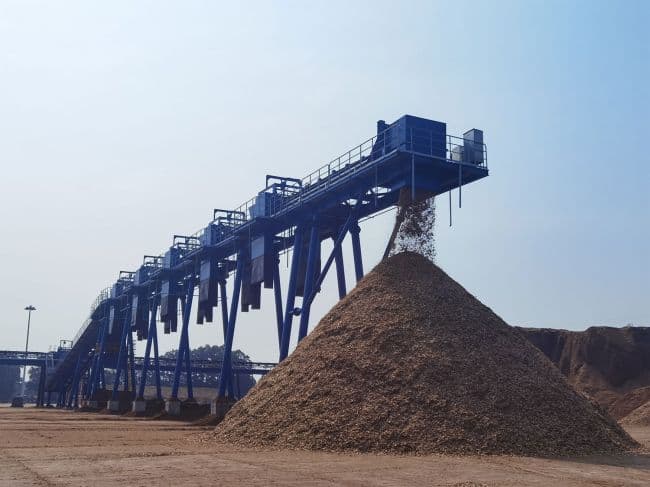 Băng tải tại Nhà máy Bột giấy & Giấy Jinhai Hải Nam
