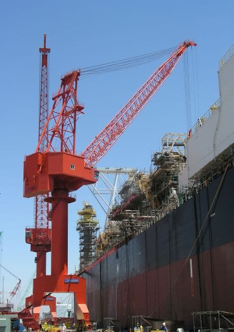 Tianjin BOMESC - Cẩu chân đế 50T105M