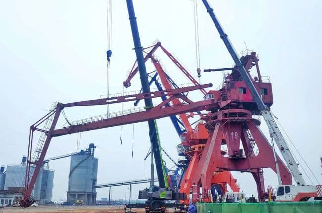 Kiểm định, loại bỏ, tháo dỡ và xử lý máy móc cảng cỡ lớn