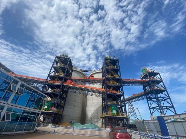 Dự án cải tạo, mở rộng hệ thống lưu trữ và vận chuyển ngũ cốc rời khu phía Nam Cảng Lanshan