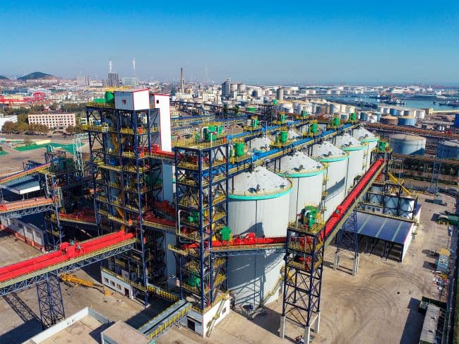 Hệ thống ngũ cốc rời Lanshan, Cảng Nhật Chiếu