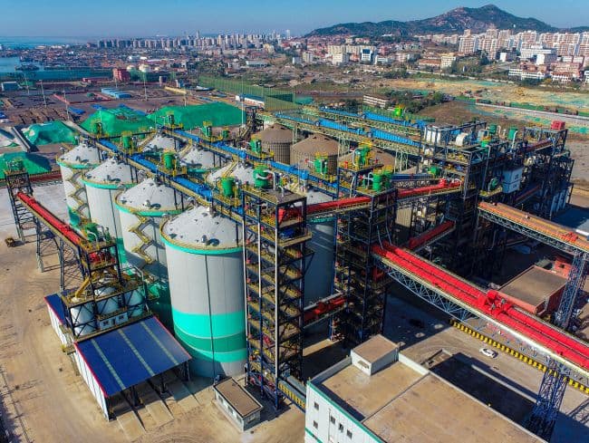 Hệ thống ngũ cốc rời Lanshan, Cảng Nhật Chiếu