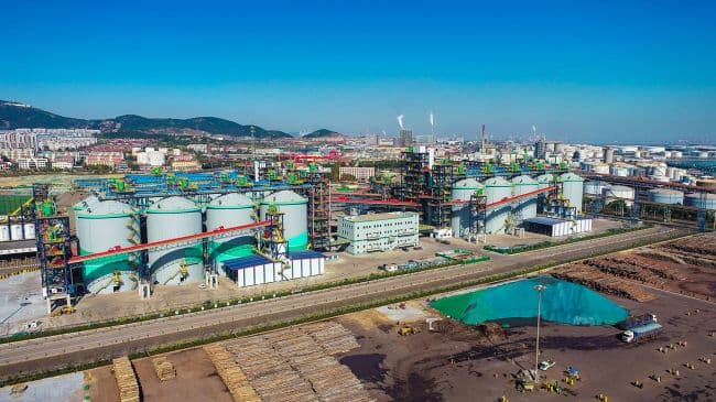 Hệ thống ngũ cốc rời Lanshan, Cảng Nhật Chiếu