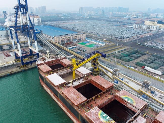 Dự án vận chuyển ngũ cốc rời tại Cảng Yên Đài