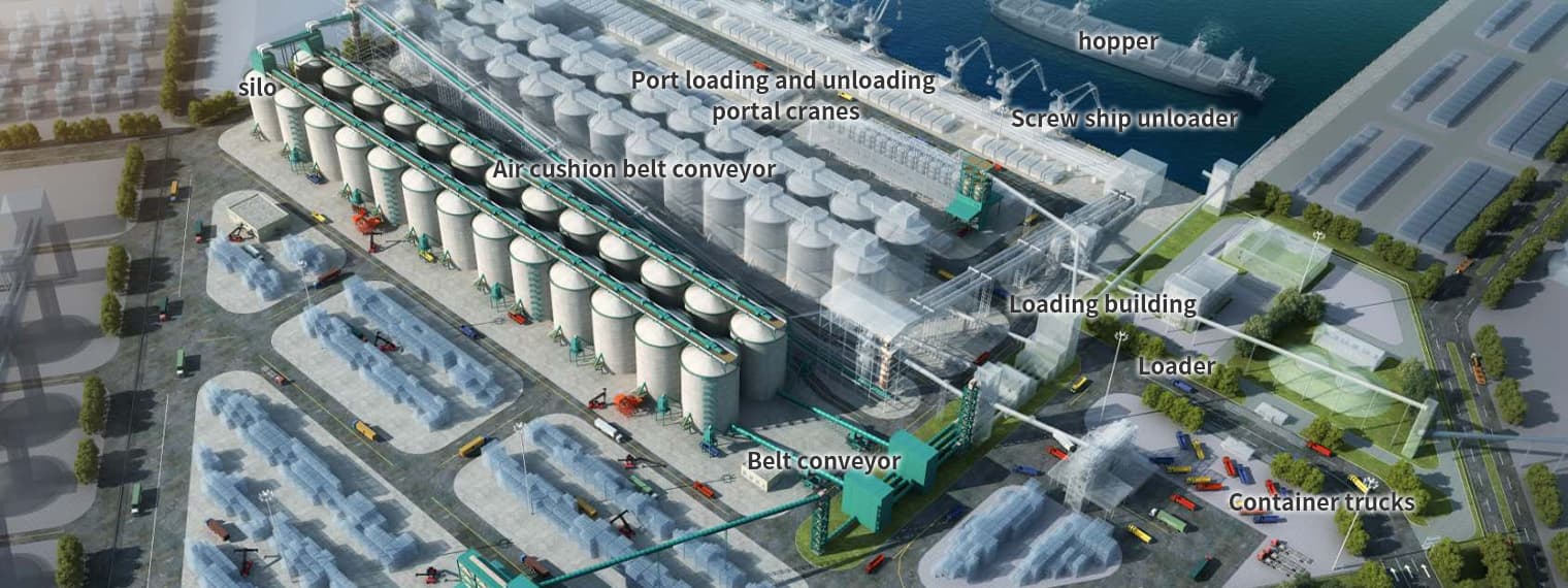 Hệ thống bốc dỡ silo ngũ cốc