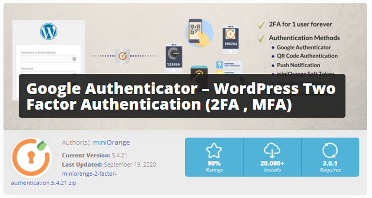 Google Authenticator - Xác thực hai yếu tố WordPress (2FA, MFA)