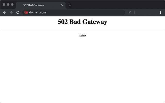 Nguyên nhân website bị lỗi Lỗi 502 bad gateway