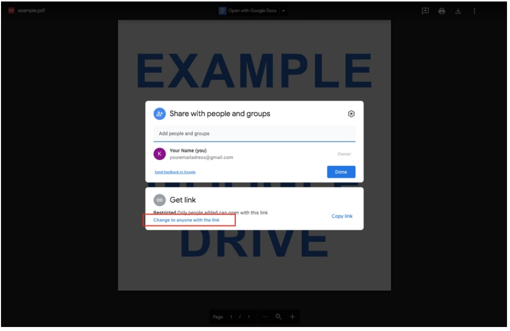 Google Drive: Chia sẻ Cài đặtrive: Chia sẻ Cài đặt