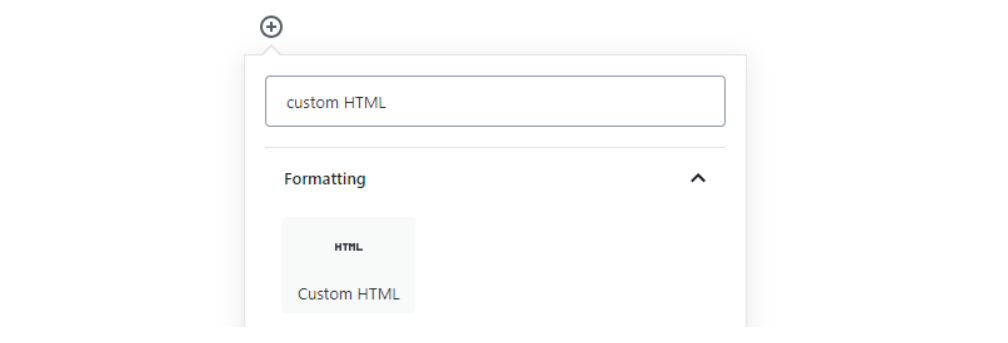 Khối HTML tùy chỉnh
