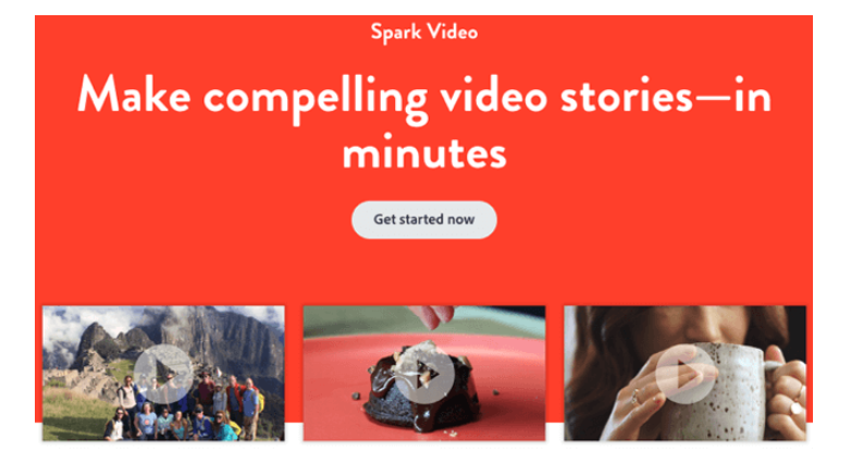 công cụ thiết kế đồ họa Adobe Spark Video  - chỉnh sửa video