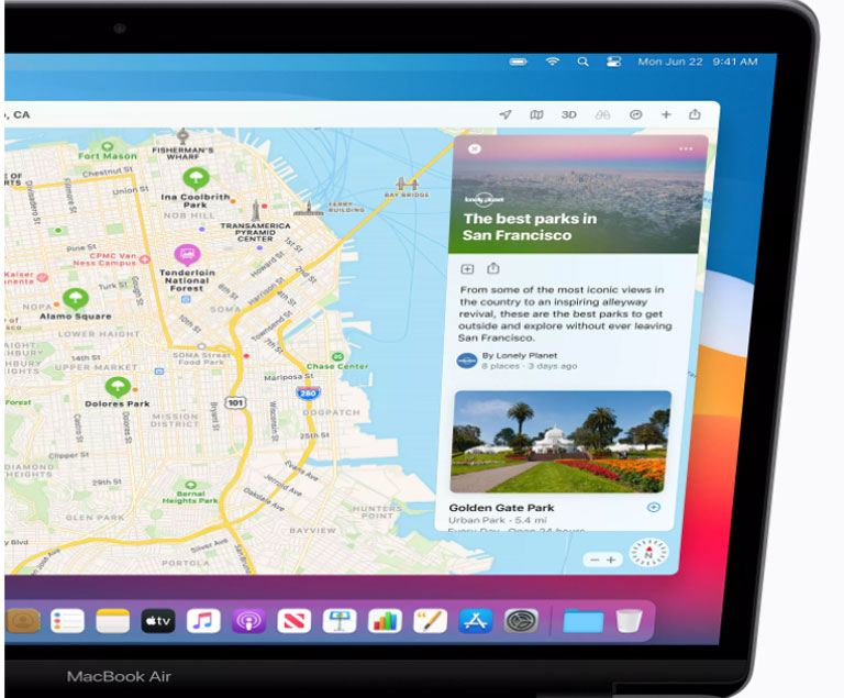 Bản đồ - hệ điều hành macos big sur Apple